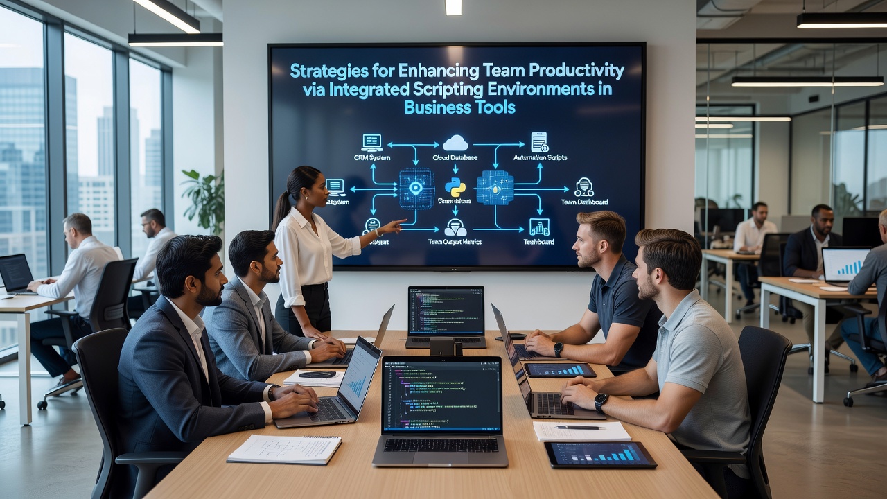 Strategies for Enhancing Team Productivity via Integrated Scripting Environments in Business Tools